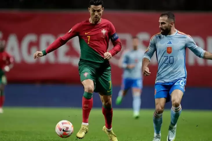 Hasil UEFA Nations League 2022/2023: Portugal vs Spanyol Buntu di Babak Pertama