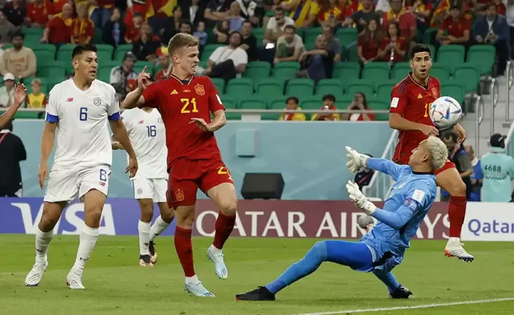 Hasil Spanyol vs Kosta Rika: Hujan Gol di Babak Pertama, Tim Matador Unggul 3-0