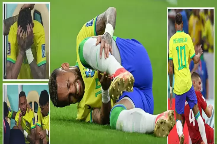 Neymar Menangis setelah Alami Cedera Horor saat Brasil Libas Serbia